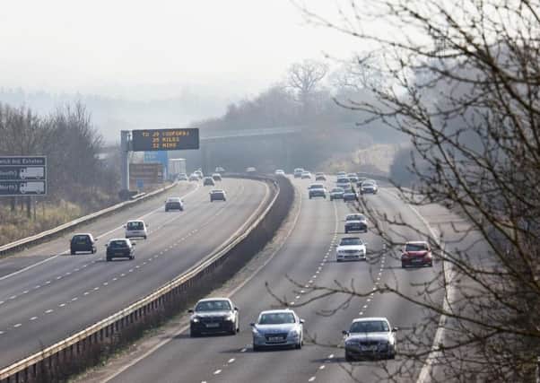 Eight stretches of the M40 will be covered by the new noise barriers