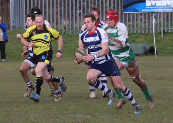 Tommy Gray goes on the attack for Banbury Bulls at Salisbury. Photo: Simon Grieve