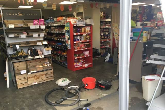 The Spar in Bodicote was ram-raided in an attempt to steal the ATM NNL-180314-162910001