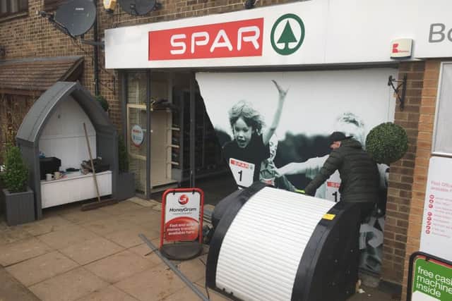 The Spar in Bodicote was ram-raided in an attempt to steal the ATM NNL-180314-162922001