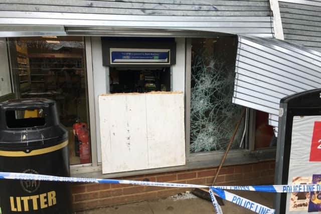 The ATM at Cherwell Heights Co-op was targeted by thieves