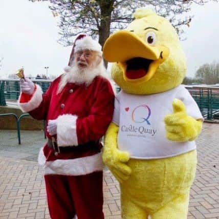 Sunny the Duck last appeared at the Castle Quay Shopping Centre last Christmas