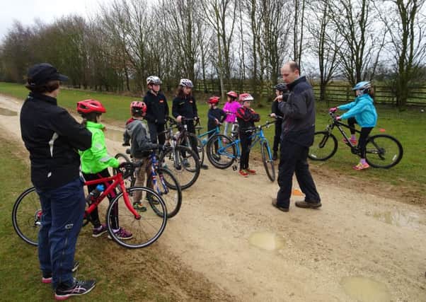 Banbury Star Cyclists is launching a Go Ride Me scheme in Banbury to get young people on their bikes. A test event, pictured, was held in March. NNL-180417-102924001