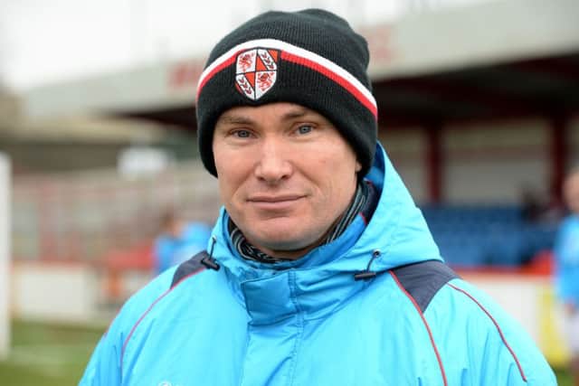 Brackley Town boss Kevin Wilkin saw his side slip up again at St James Park