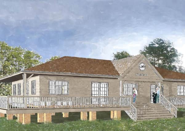 An artist's impression of what the new pavilion at Cropredy Cricket Club will look like. Photo courtesy of Scott's of Thrapston NNL-180430-143133001