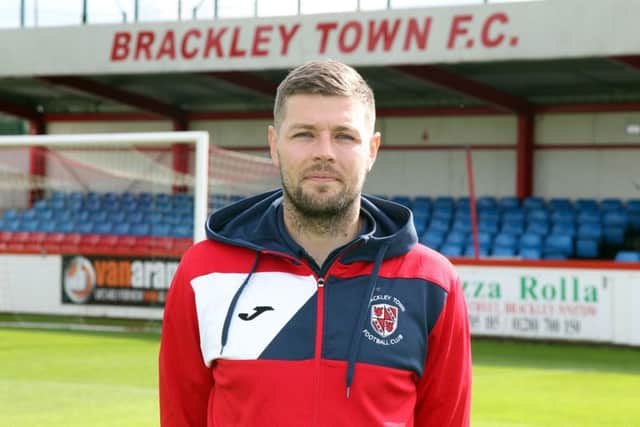 Brackley Town striker Andy Brown netted the match-winning spot-kick at Wembley