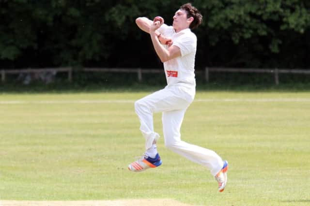 Lawrence Brock was in top form with the ball for Great & Little Tew against Dinton