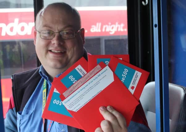 Drivers on the 500 bus in Banbury will have prizes to give away to lucky passengers in June. Photo: Stagecoach NNL-180530-150121001