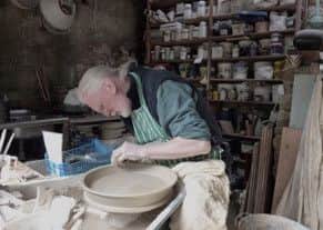 Graham Mant in his Bloxham workshop