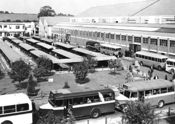 Bicycles and buses were the main means of getting to and from work at the Northern Aluminium Company in 1952