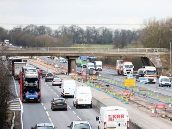 Highways England say the work will complete in March 2022