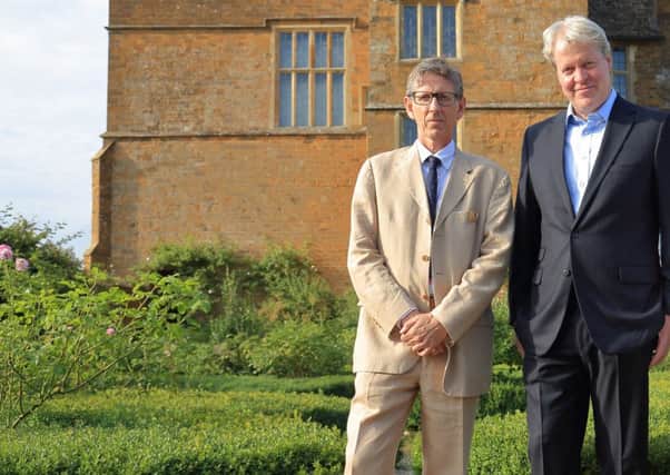 Banbury Museum's Simon Townsend and Earl Spencer