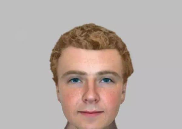An E-fit released by police of a man who punched a woman in the face and stole cash from her. Photo: Thames Valley Police NNL-180723-094729001