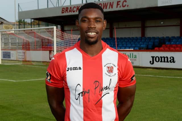 Lee Ndlovu has hit six goals for Brackley Town