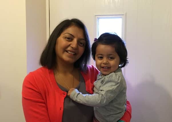 Tejal Lodhia with her daughter, Shreya