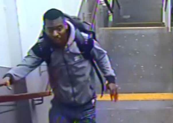 Police want to speak to this man about an exposure on a train at Banbury station. Photo: British Transport Police NNL-180924-123803001