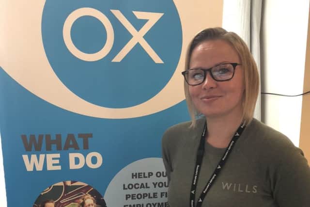 Victoria MacFarlane runs work-based project OX7, trying to help unemployed young adults in Chipping Norton NNL-180110-140352001