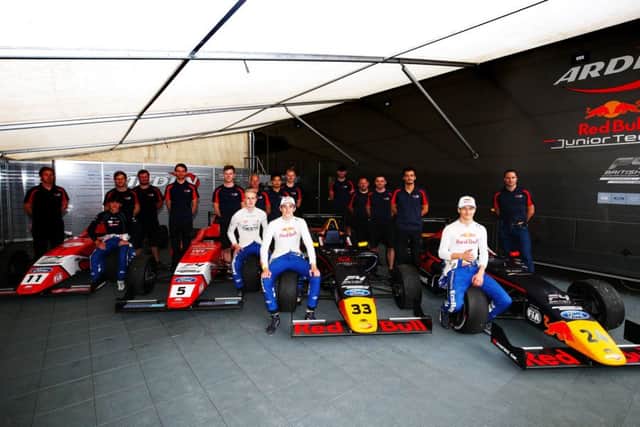 The Arden team celebrate their success. Photo: Jakob Ebrey Photography