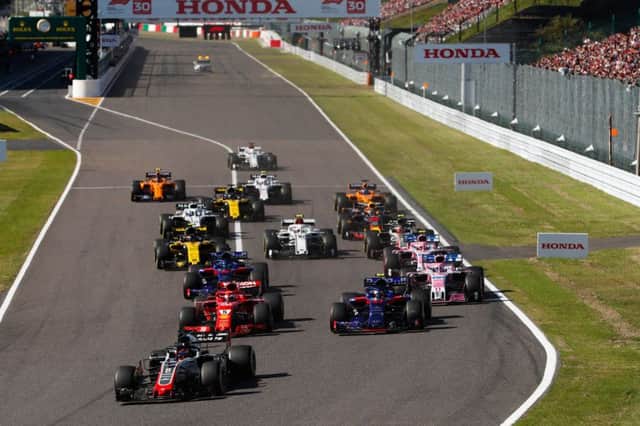 Romain Grosjean leads the way in Sunday's Japanese Grand Prix NNL-180710-101532002