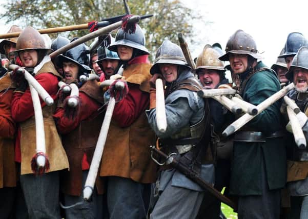 The annual re-enactment of the Battle of Edge Hill