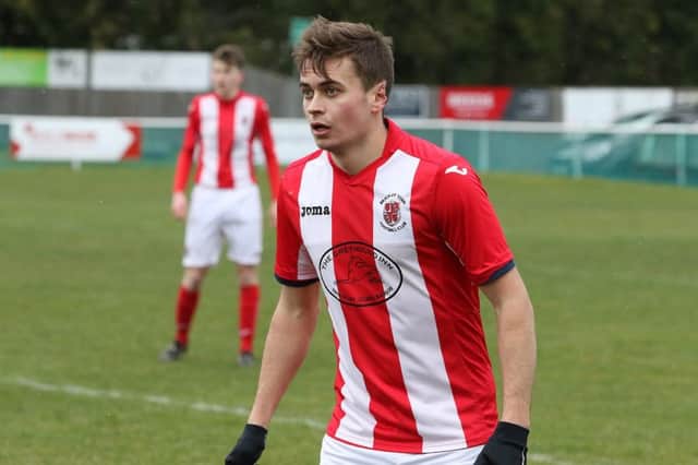Ryan Knight hit two goals for Saints against Tuffley Rovers