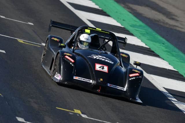 Dominik Jackson on his way to clinching the title at Silverstone