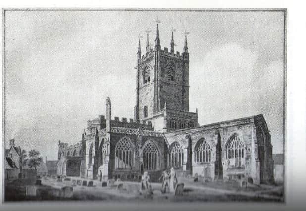 South East view of the old St Marys Church, supposed site of the Earl of Pembrokes execution