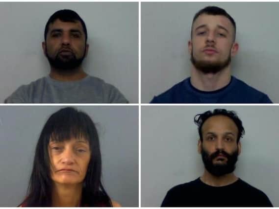 (Clockwise from top left) Mohammed Zaheer Noor, Leon Caton, Nicholas Warrington and Cheryl James. Photos: Thames Valley Police