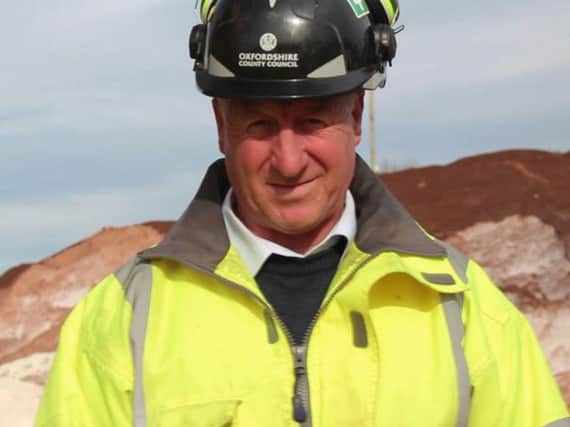 Gritter lorry driver Richard Boss. Photo: Oxfordshire County Council