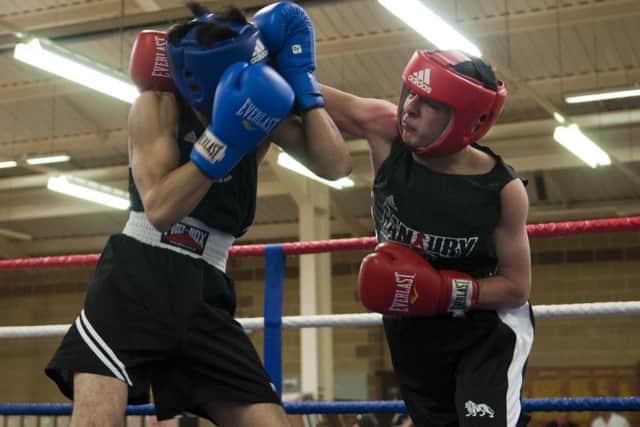 Jordan Matin of Banbury Boxing Club NNL-140520-124255002