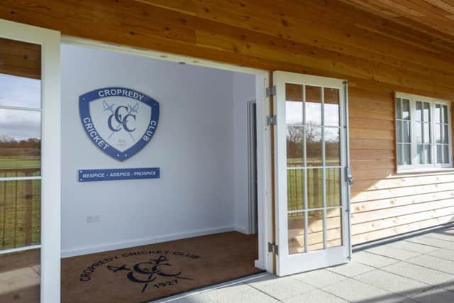 Cropredy Cricket Club's new second pavilion. Photo: Scotts of Thrapston
