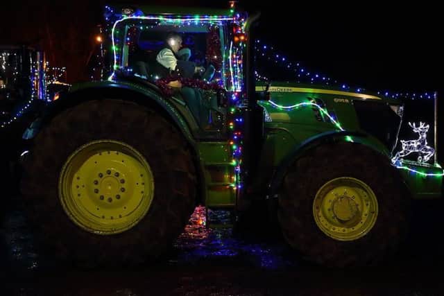 Just one of the decorated tractors that raised money for Katharine House Hospice NNL-170301-121107001