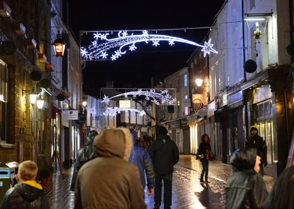 Retailers in Banbury's Old Town have been getting into the Christmas spirit