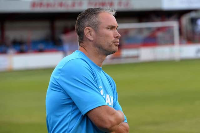 Brackley Town manager Kevin Wilkin manager saw his side frustrated at Leamington