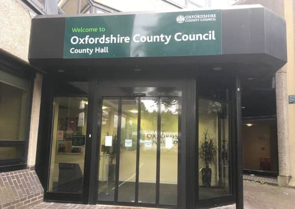 Oxfordshire County Council's base at County Hall in Oxford NNL-180920-115839001