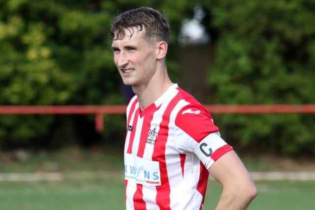 Dan Watkin was on the mark for Easington Sports at Newent Town