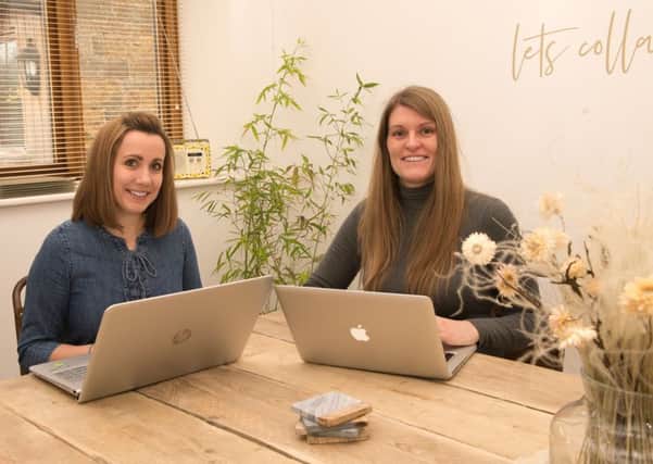 Lee-Anne Makin and Kiara Harper in the recently opened Squirhill, a place for remote workers and entrepreneurs to swap ideas and inspire each other NNL-190123-091245001