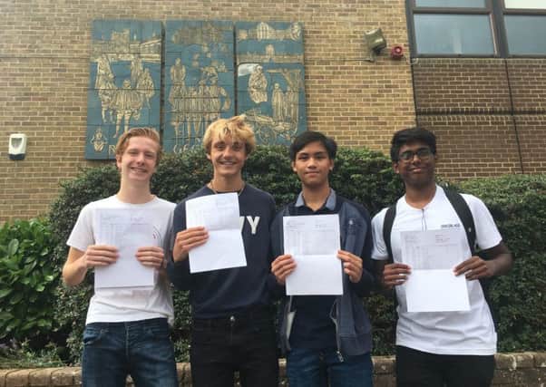 High-flying Blessed George Napier Catholic School students on GCSE results day 2018 - BGN was the highest-ranked Banbury school for Progress 8