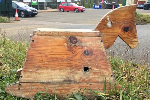 How could anyone throw away this wooden rocking horse? Photo: Oxfordshire County Council