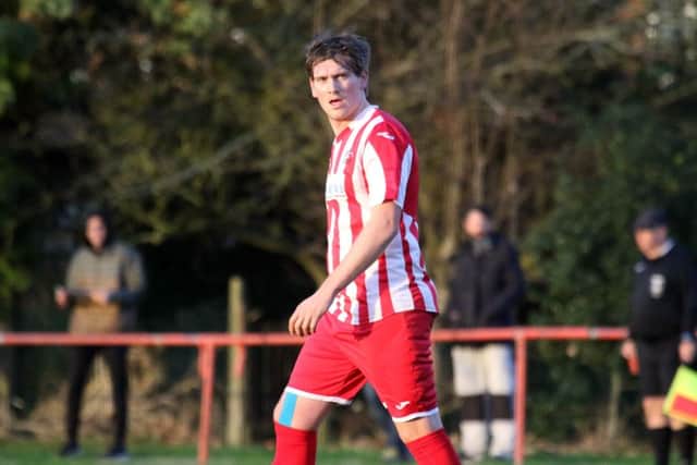 Henry Rose scored twice for Easington Sports in Saturday's Oxon Senior Cup tie