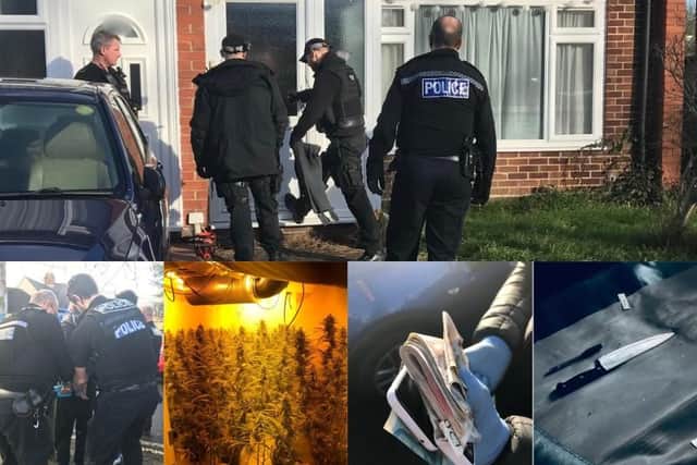 Police have carried out a week of action against county lines drug-dealing in the region. Photos courtesy of Thames Valley Police