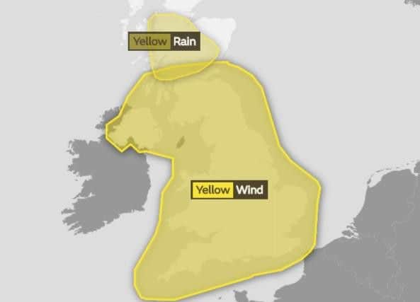 Strong winds will batter most of the country over the next four days