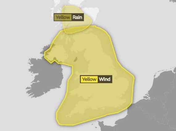 Strong winds will batter most of the country over the next four days