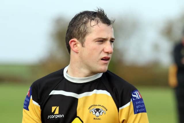 Harry Clark completed a hat-trick of tries for Shipston against Stoke Old Boys