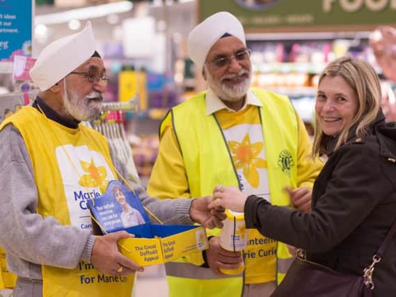 Marie Curie needs volunteers to hand out pins for the Great Daffodil Appeal next month. Photo: Marie Curie