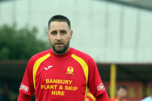 Banbury United striker Steve Diggin has rejoined Corby Town