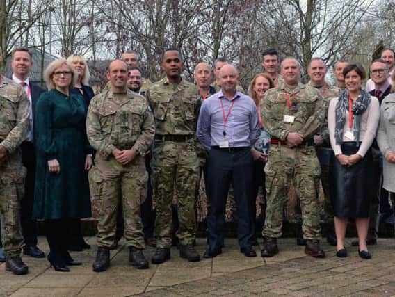 Bibby Financial Services welcome members of 262 (LSS) Signal Squadron, 15th Signal Regiment