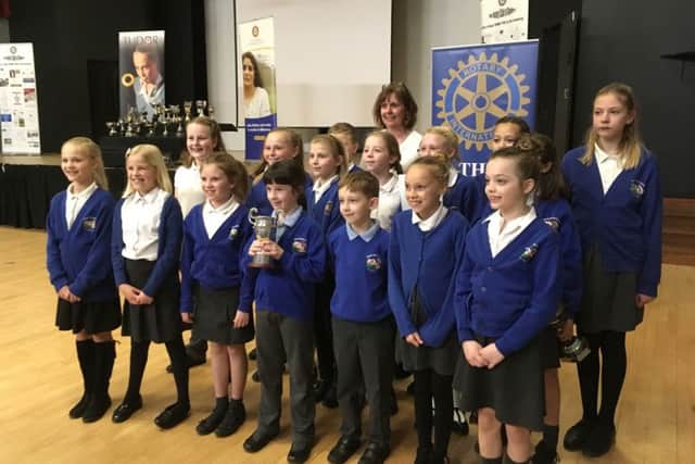 Newbottle and Charlton Primary School Choir won the Rotary Young Musician junior choir category, 2019 NNL-190503-154456001