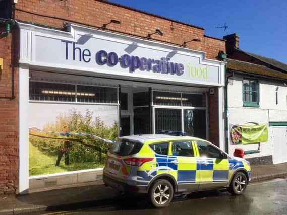 Kineton Co-op in Banbury Street was targeted by thieves