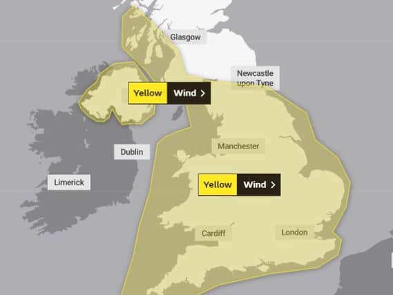 Wind warning issued for Oxfordshire